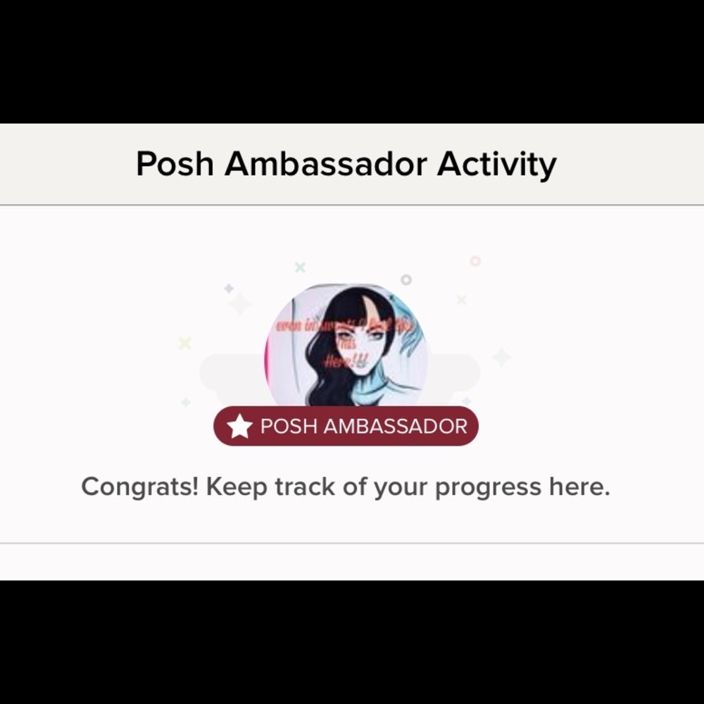 Made ambassador and were having a sale